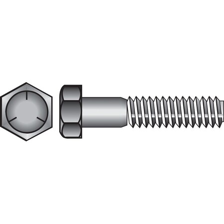 Hillman Grade 5 Hex Head Cap Screw, Steel 200240